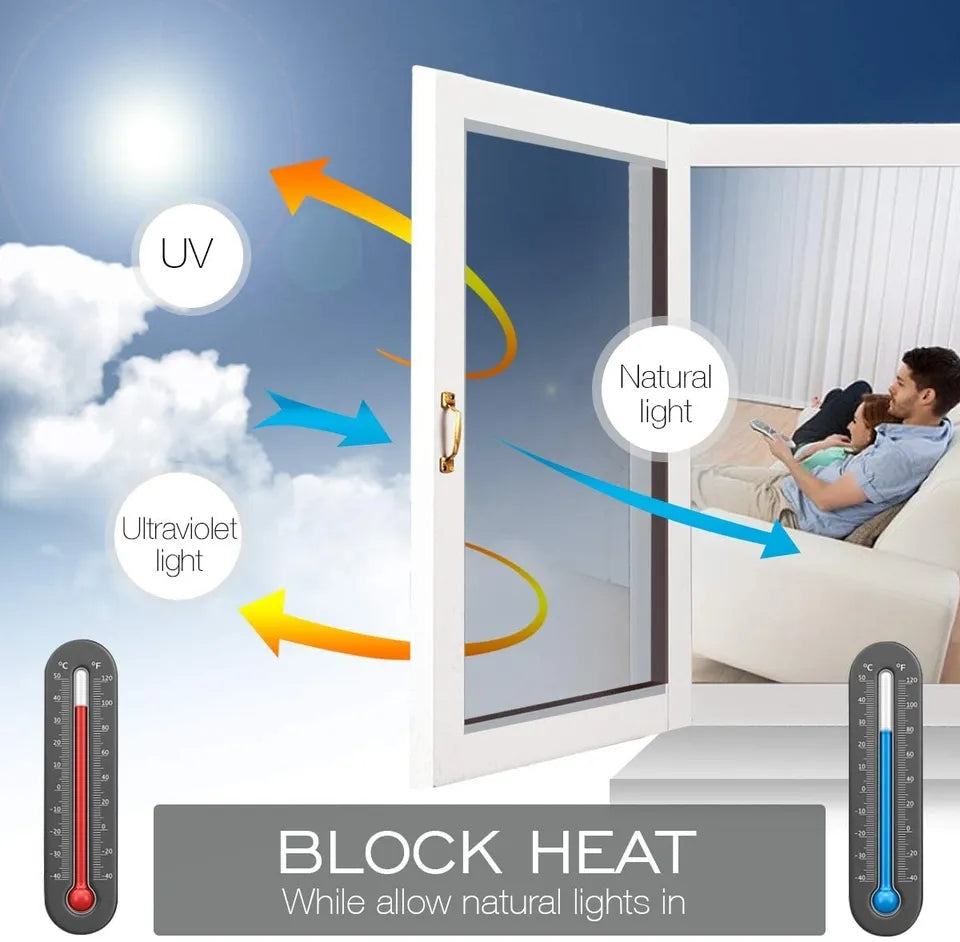 Película de protección solar para ventanas