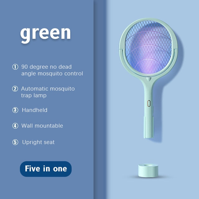 ZapRac™ - Lámpara/eliminador de mosquitos eléctrico 5 en 1 (recargable)