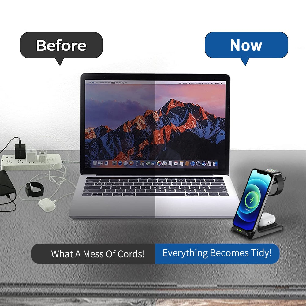 3 in 1 Wireless Charger Stand