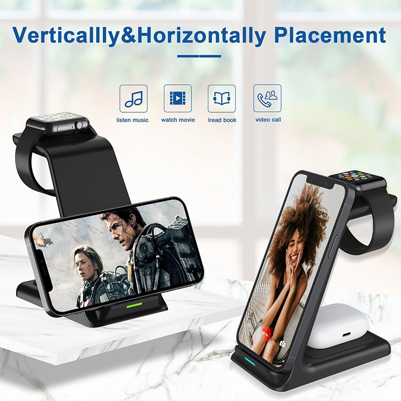 3 in 1 Wireless Charger Stand