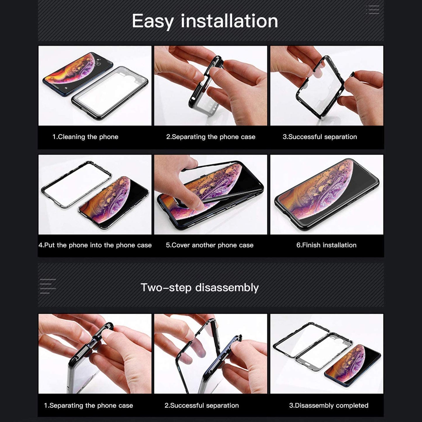 360 Magnetic Case Oppo Find X5 X6