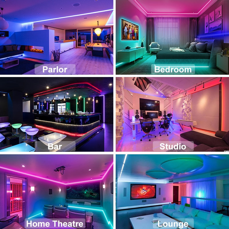 Tira LED RGB inalámbrica