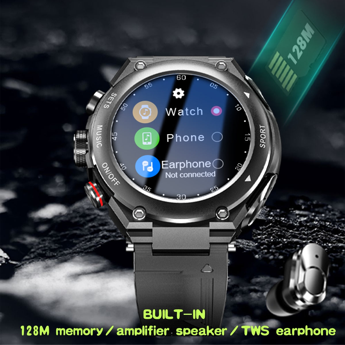 Smart Two-in-one Bluetooth Watch