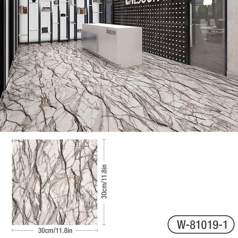 Etiqueta engomada impermeable del azulejo de mármol