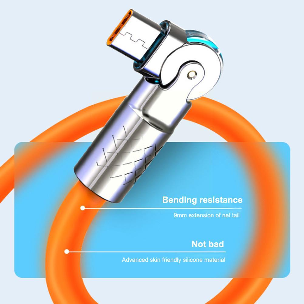 180° Rotating Super Fast Charging Cable