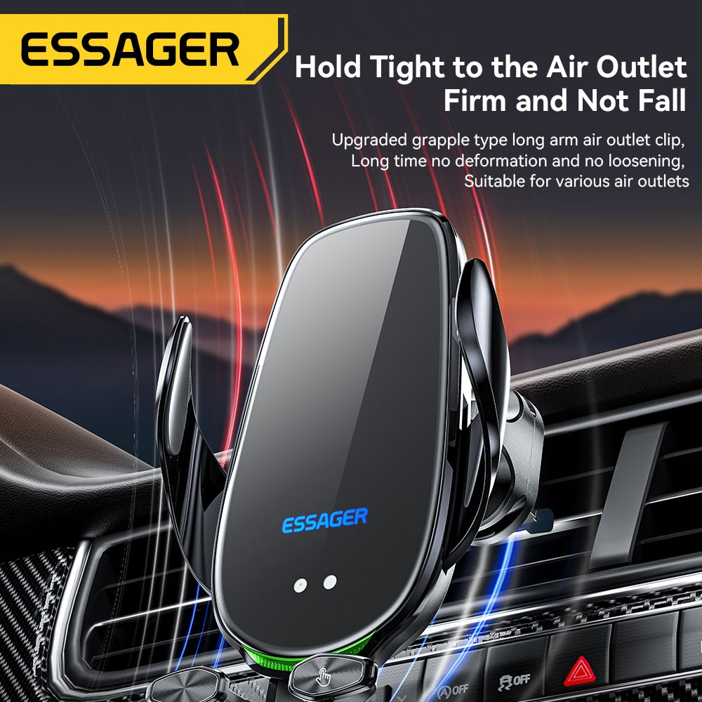 Soporte inalámbrico para teléfono de coche con cargador