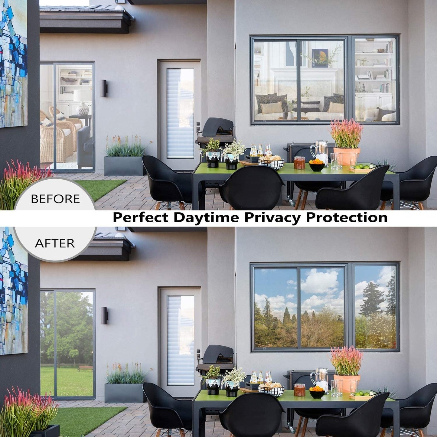 Película de protección solar para ventanas