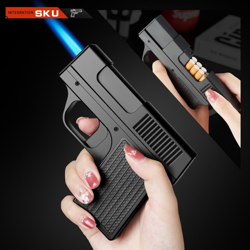 Pistol Lighter Cigarette Box