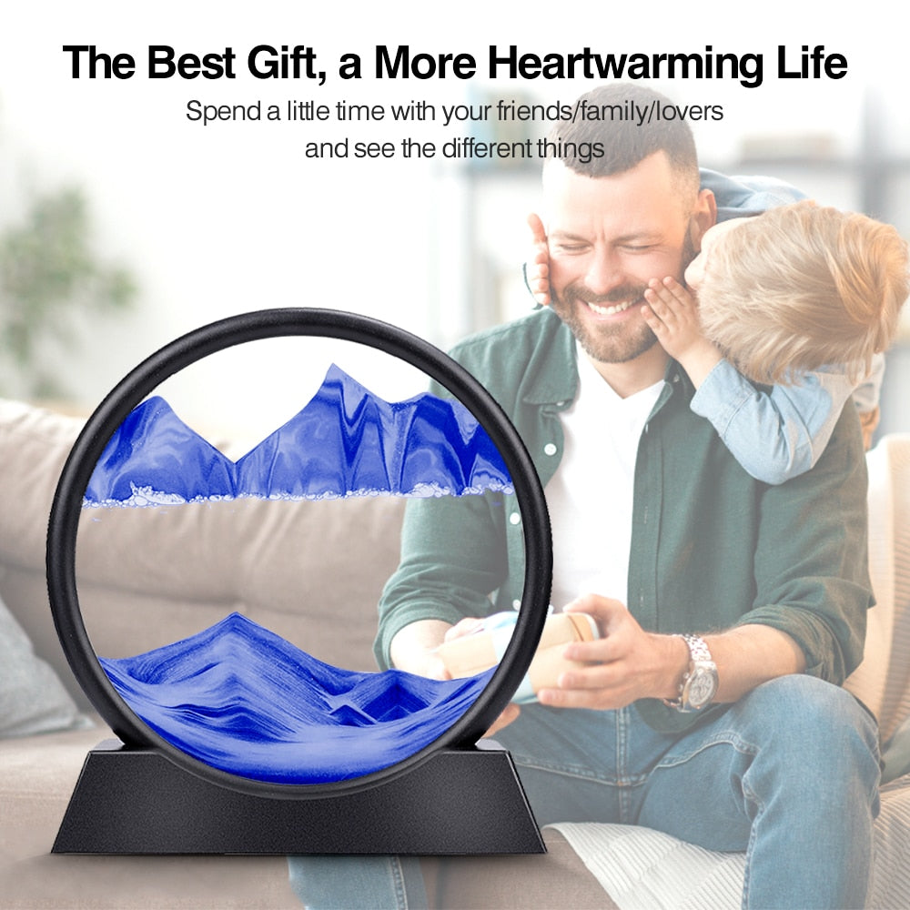 Moving Sand Glass Frame