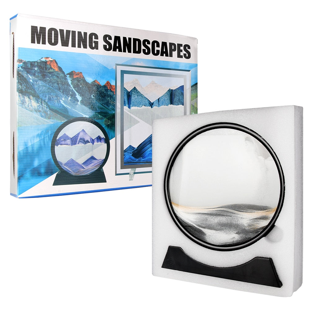 Moving Sand Glass Frame