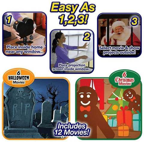 Christmas Holographic Projector