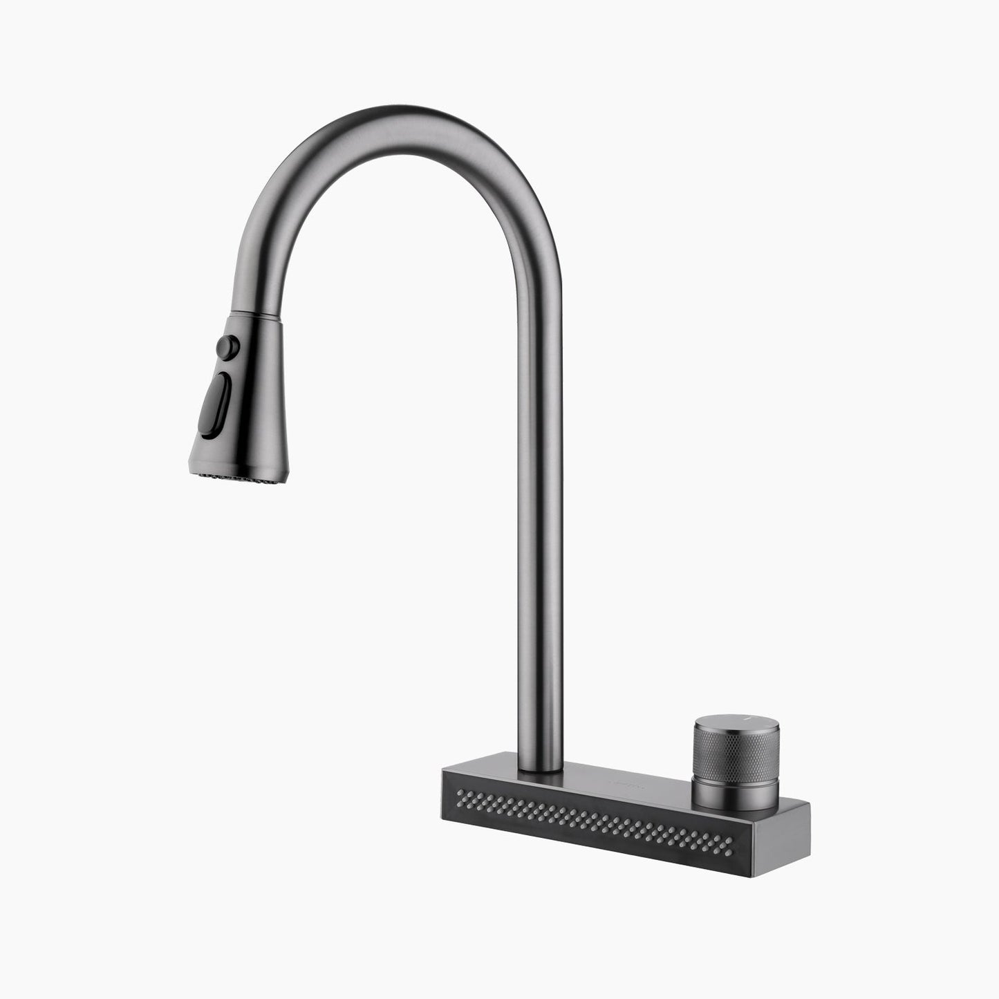 Grifo de cocina bifuncional abatible y en cascada