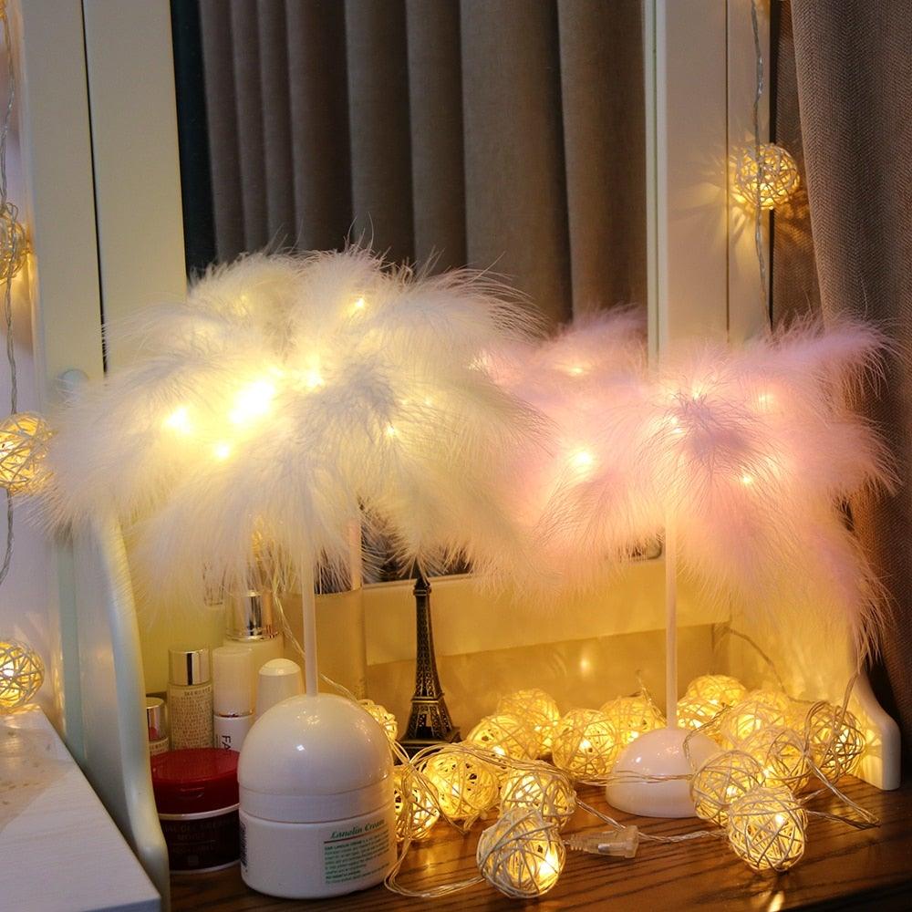 Novelty Feather Night Light - HOW DO I BUY THIS Small white