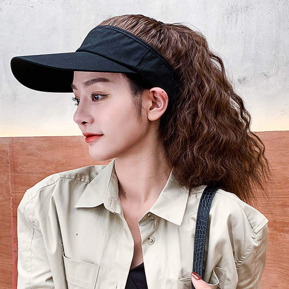 Gorra de béisbol de pelo artificial para mujer