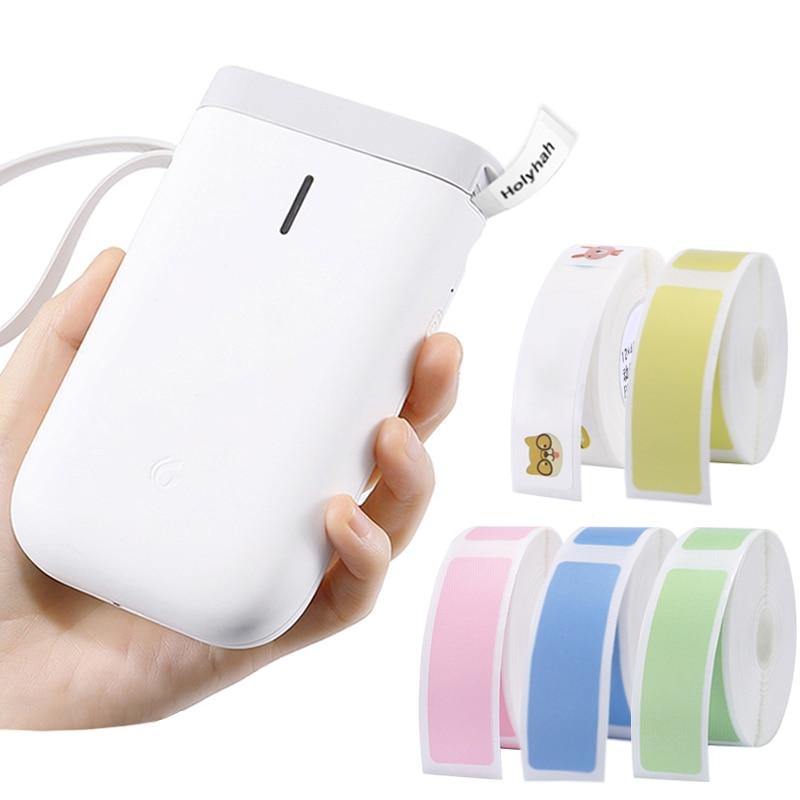 Wireless Label Printer Machine 3 ROLLS MIXED