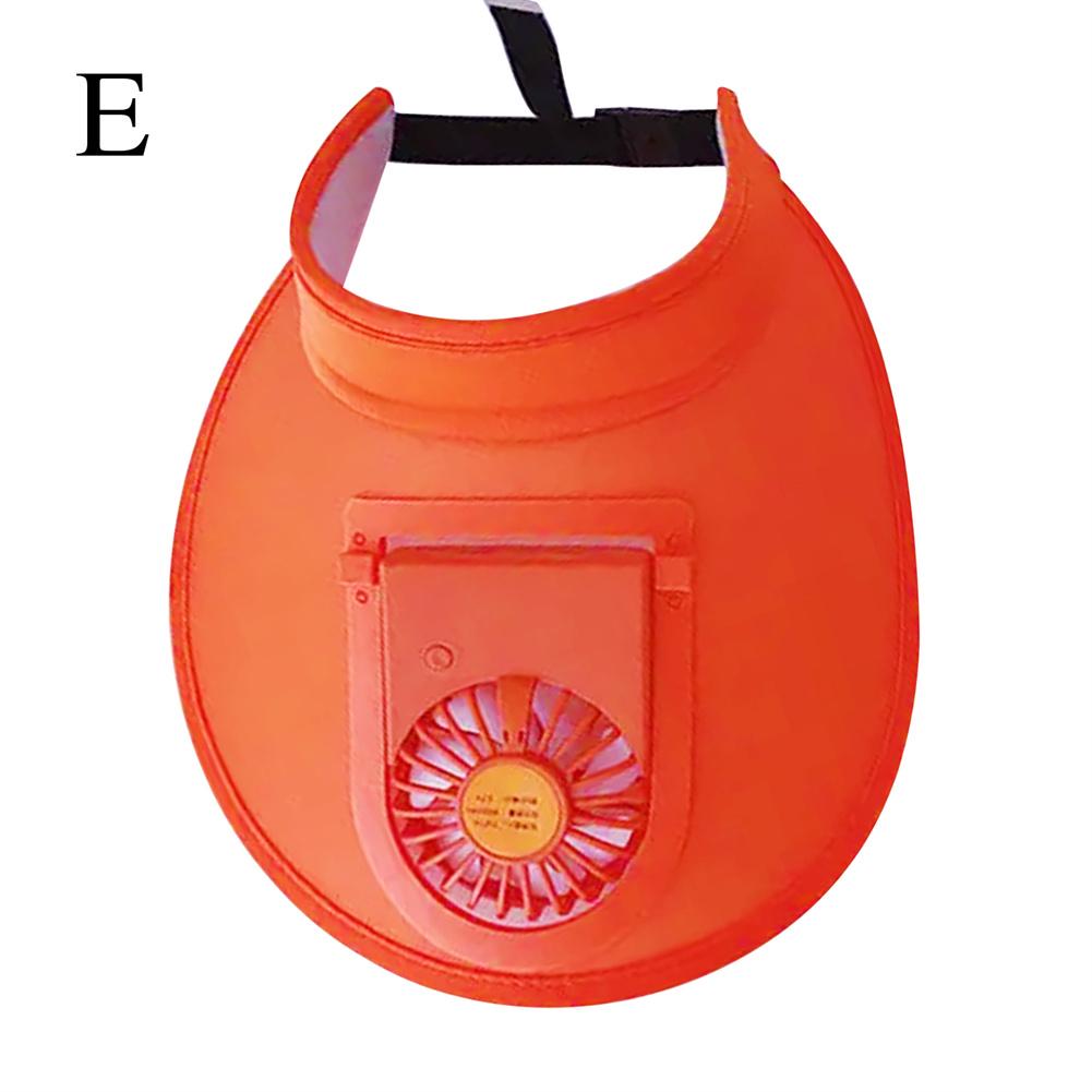 Korean Sun Visor Hat with Fan