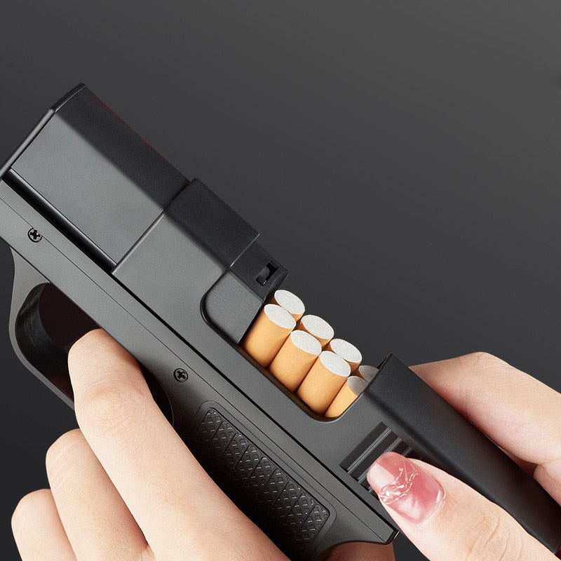 Pistol Lighter Cigarette Box