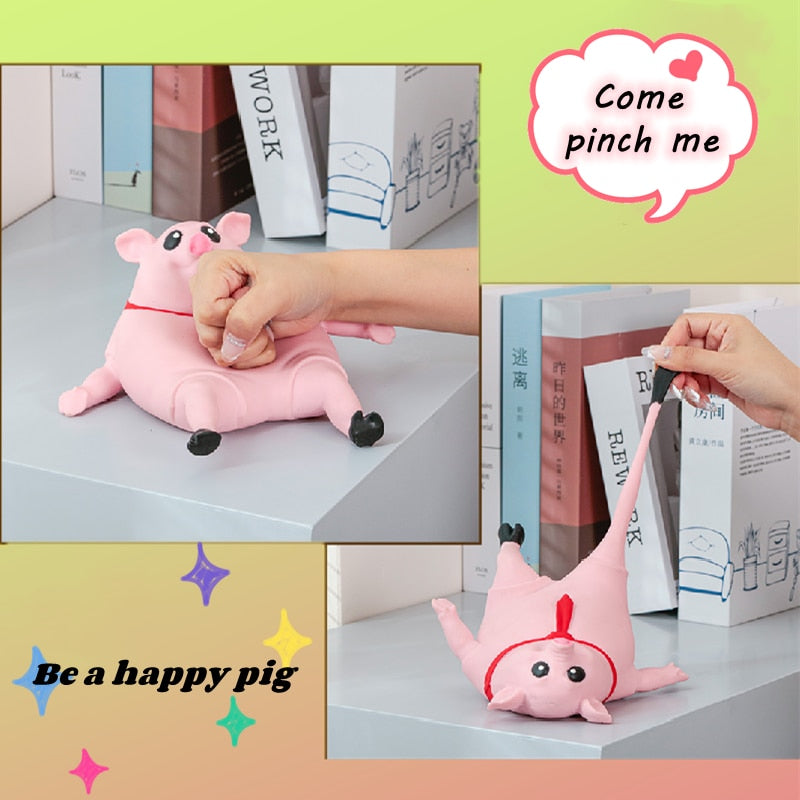 Pink Pig Squeeze Toy