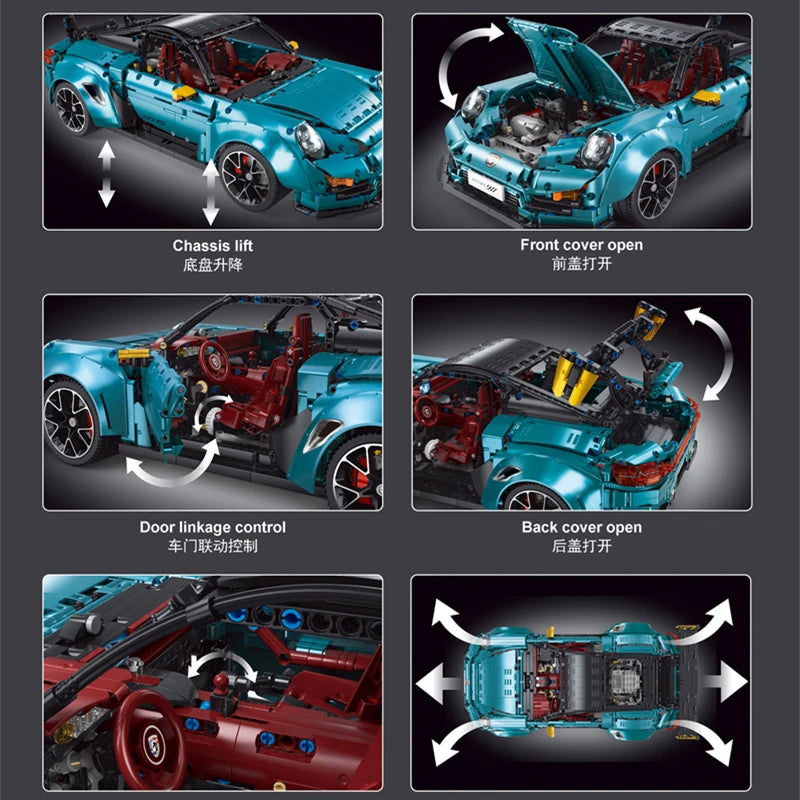 DIY Porsche Scale Car with Engine