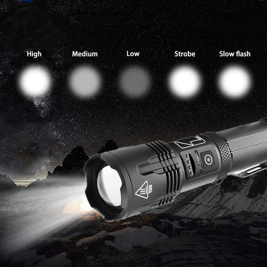 Super Bright LED Flashlight USB