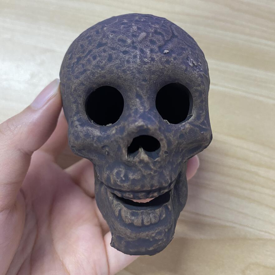 Halloween  Reusable Skeleton flame ceramic fireproof logs