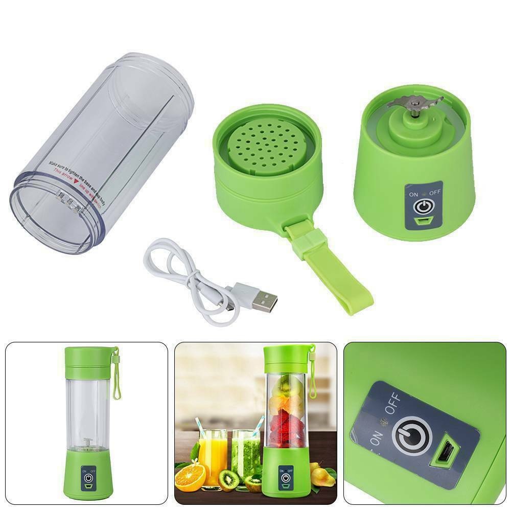 Portable Electric USB Juice Maker with 6 blades