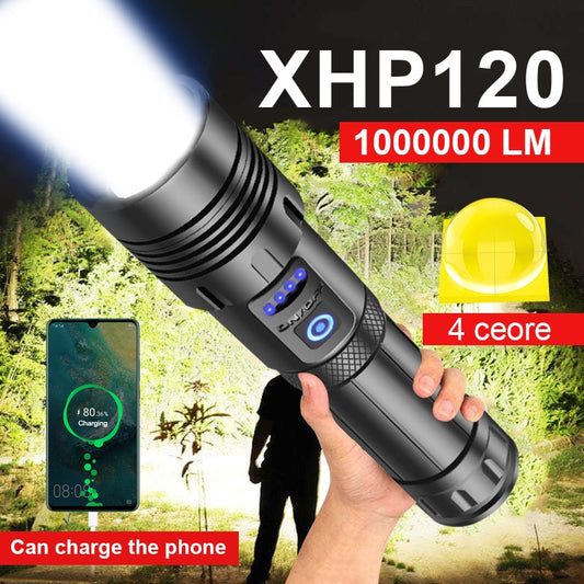 Super Bright LED Flashlight USB