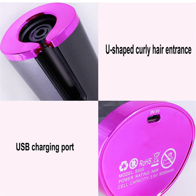 Hair Curler with LCD
