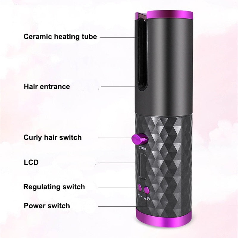 Hair Curler with LCD