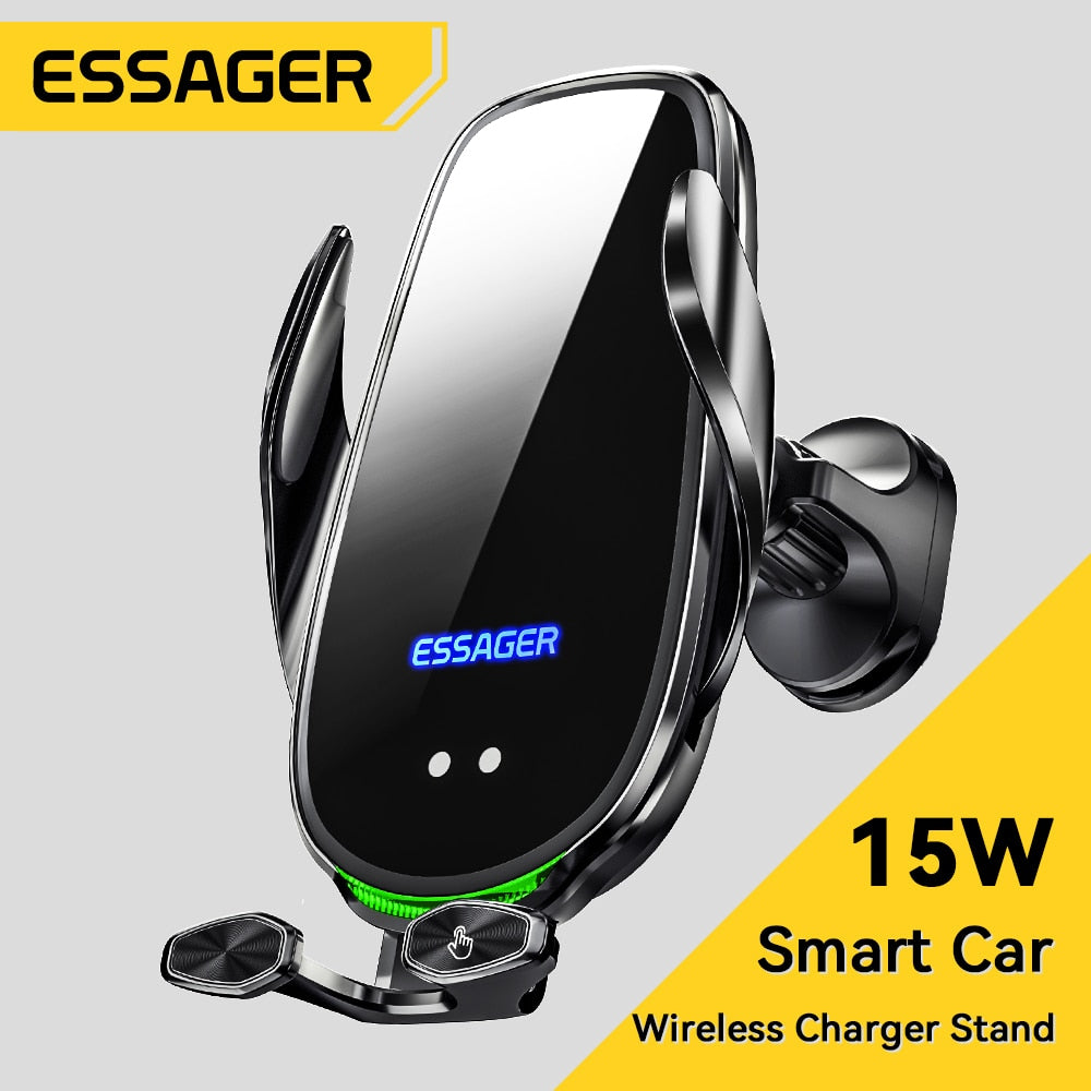 Soporte inalámbrico para teléfono de coche con cargador 