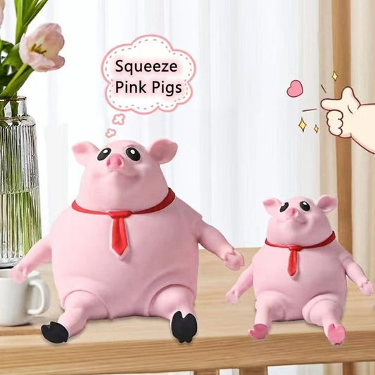 Pink Pig Squeeze Toy