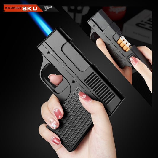 Pistol Lighter Cigarette Box