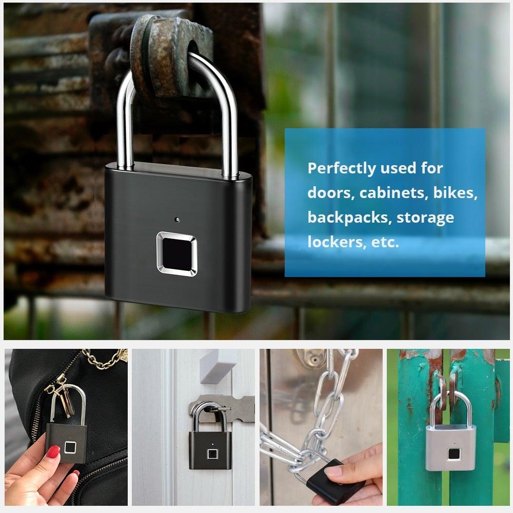 Fingerprint Smart Padlock - HOW DO I BUY THIS Silver